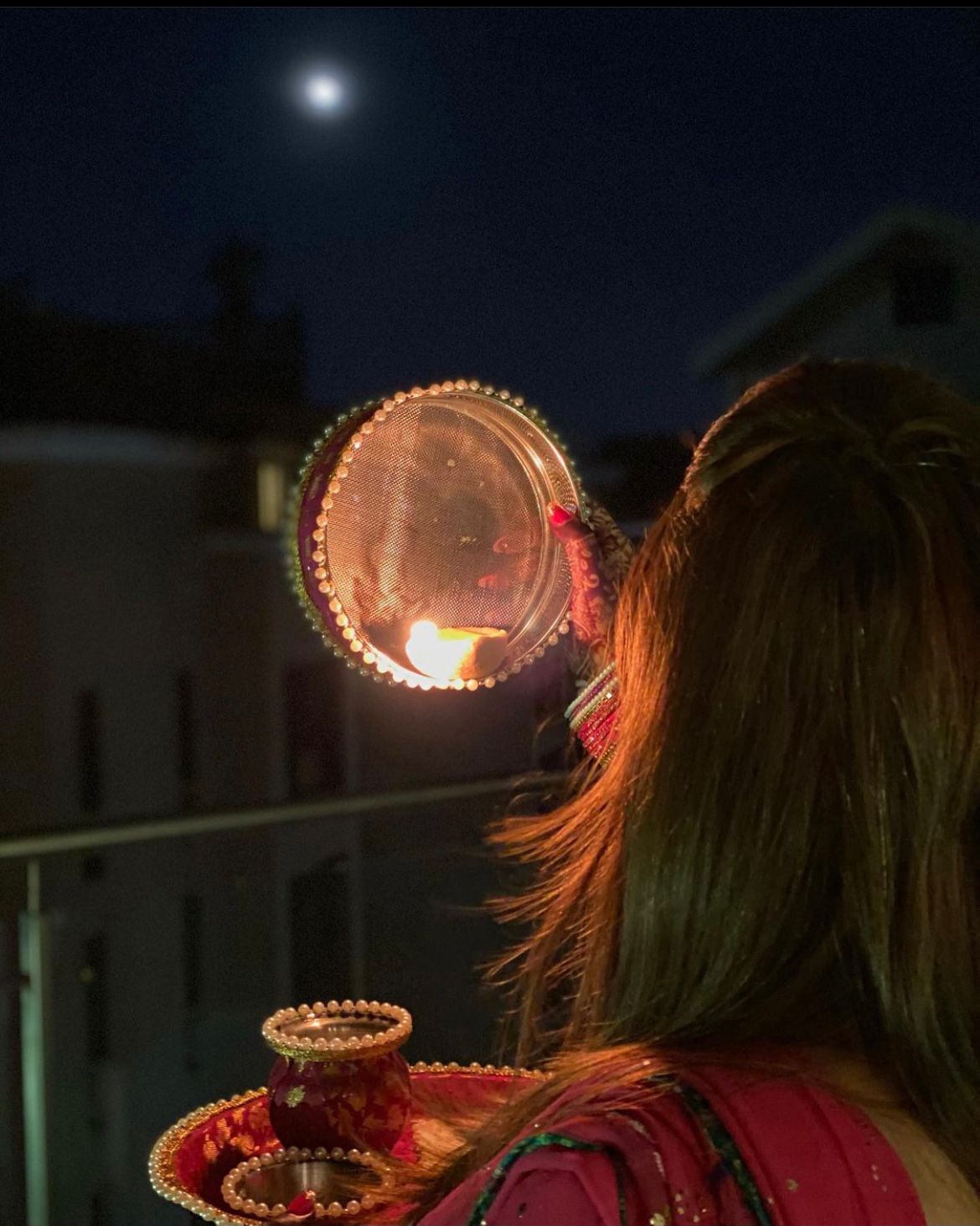 kapil sharma and his wife's karwa chauth celebration